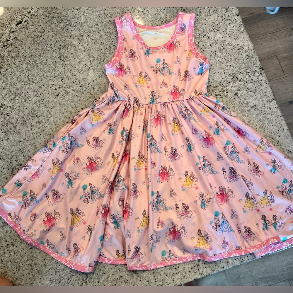 Charlie’s Project Disney Princess twirl dress pink little girl size 5-6